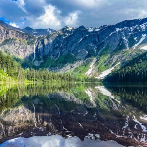 Avalanche Lake 2 - Glacier National Park - 12"x18" Heirloom Quality Custom Made Wooden Puzzle
