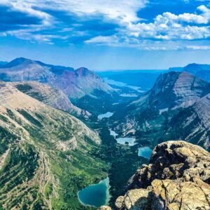 Swiftcurrent Pass - Glacier National Park - 12"x18" Heirloom Quality Custom Made Wooden Puzzle
