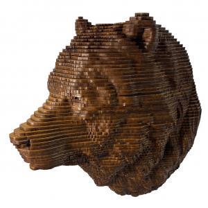Lil' Bear - Robert Wood Wooden Sculpture