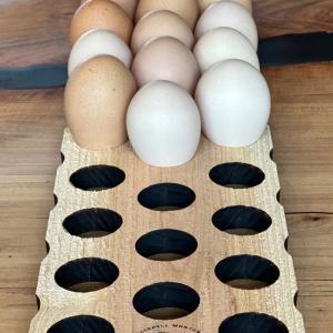 Cedar Egg Holder - Holds 30 Eggs