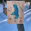 Flathead Lake Bathymetric Map - 8 Layers - Image 9