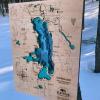 Flathead Lake Bathymetric Map - 8 Layers - Image 14