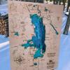 Flathead Lake Bathymetric Map - 8 Layers - Image 15