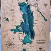 Flathead Lake Bathymetric Map - 8 Layers - Image 3