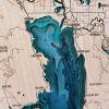 Flathead Lake Bathymetric Map - 8 Layers - Image 6