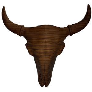 Big Ol' Bison Skull - Robert Wood Sculpture